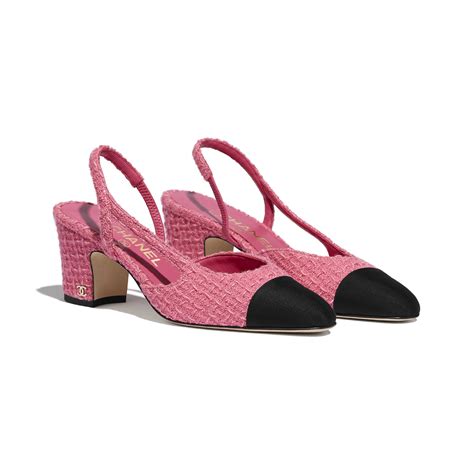 chanel slingbacks pink|chanel slingback heels.